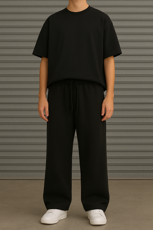 Unisex baggy trouser | Black