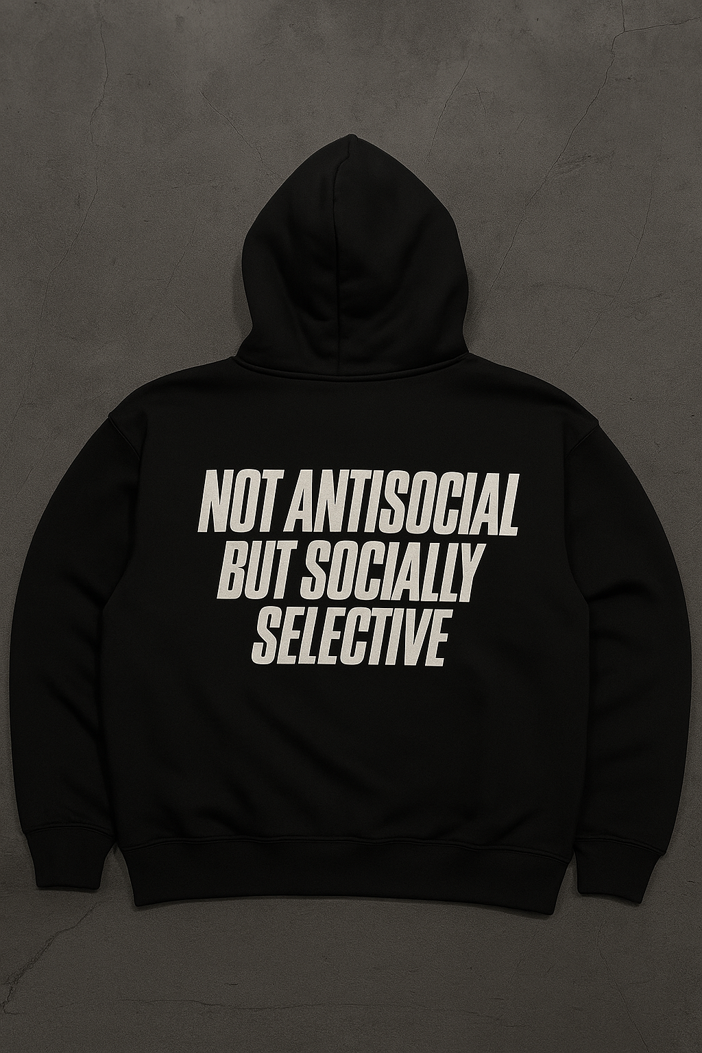 Black oversized - Unisex hoodie