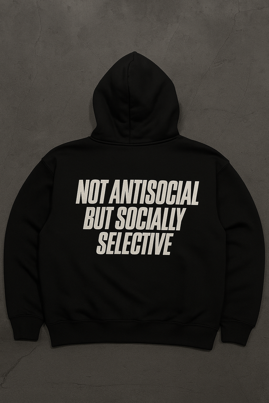 Black oversized - Unisex hoodie