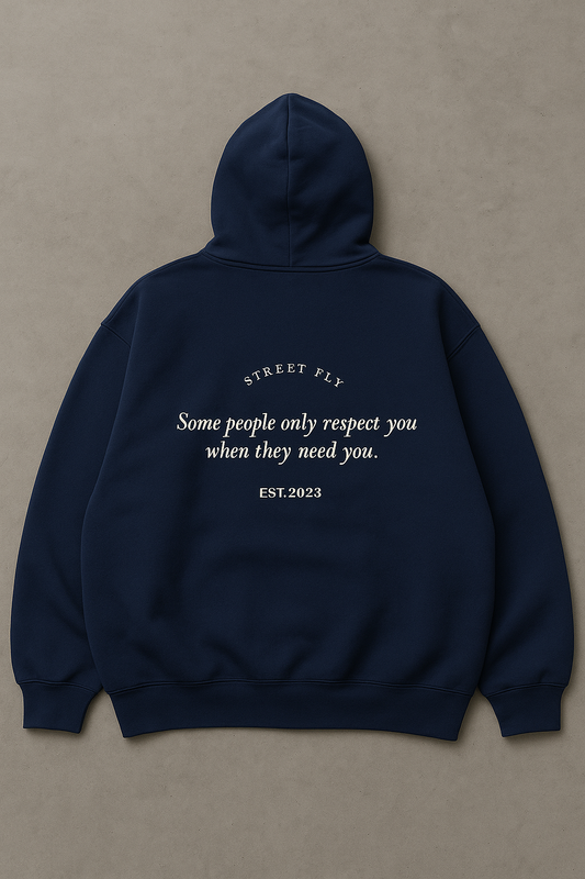 Navy blue oversized - Unisex Hoodie