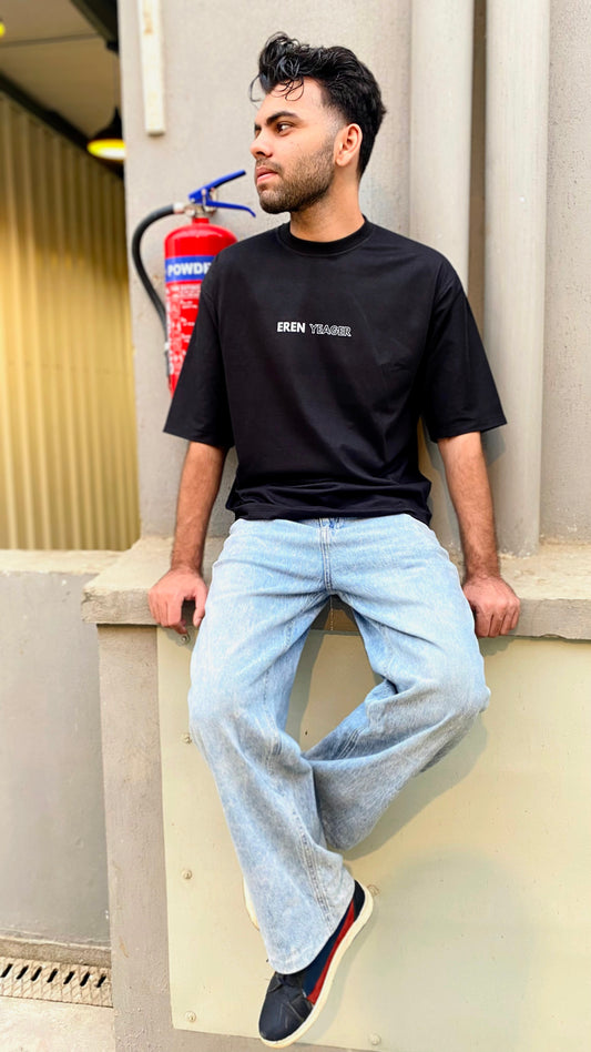 Eren Yeager unisex Oversized Shirt – Attack on Titan