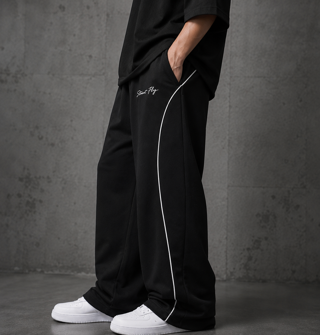 Baggy fit - white piping