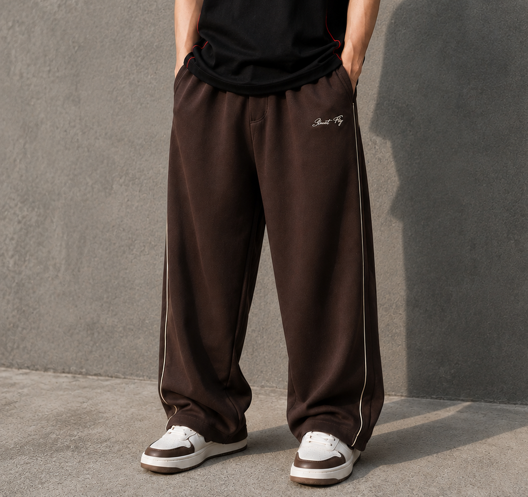Chocolate brown baggy fit