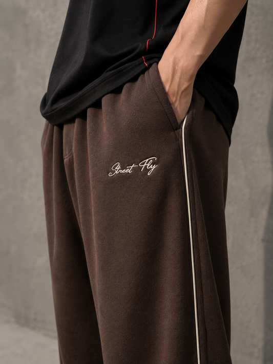 Chocolate brown baggy fit