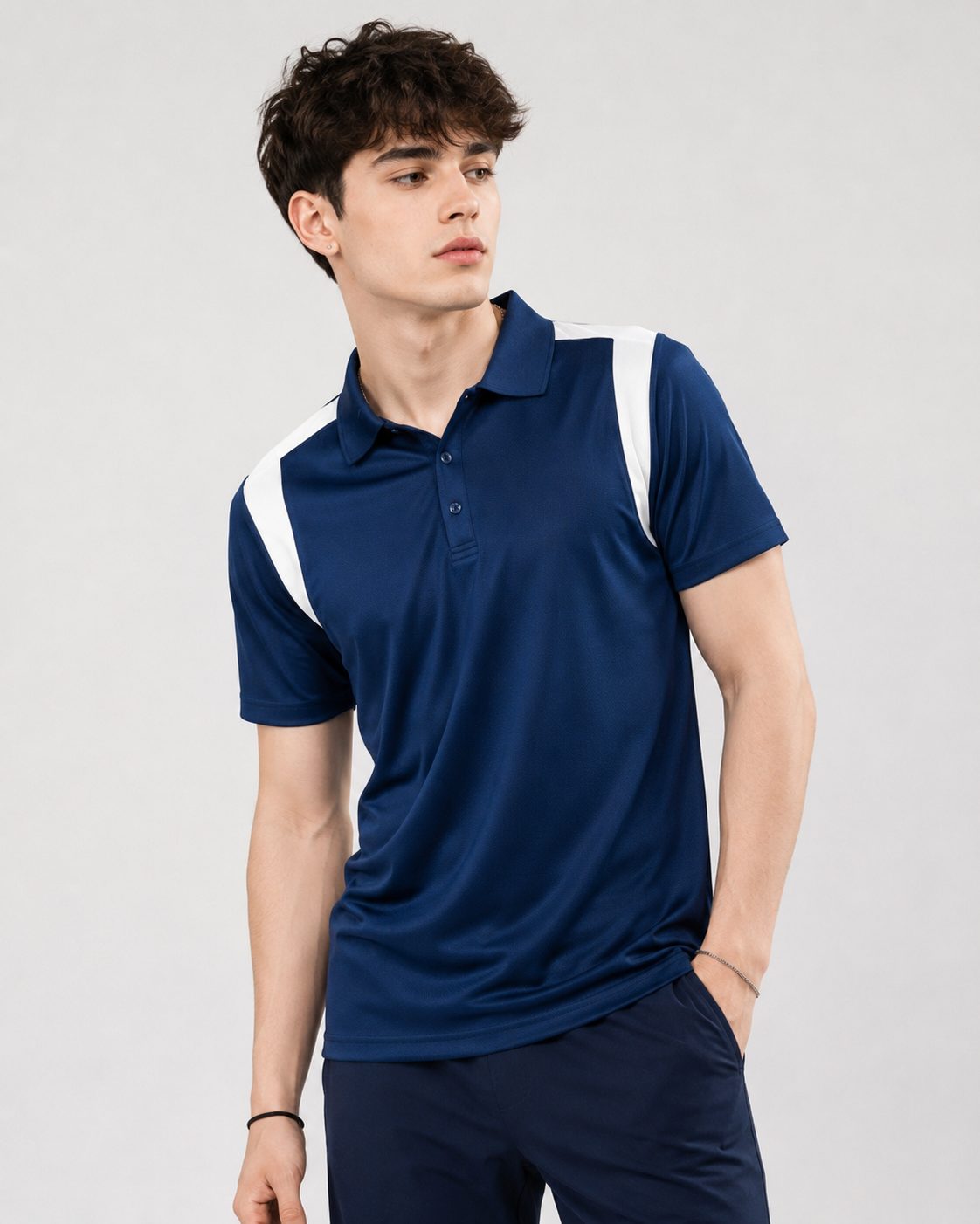 Navy blue polo