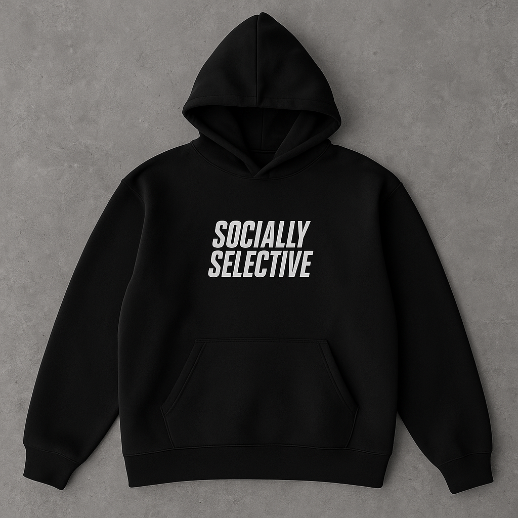 Black oversized - Unisex hoodie