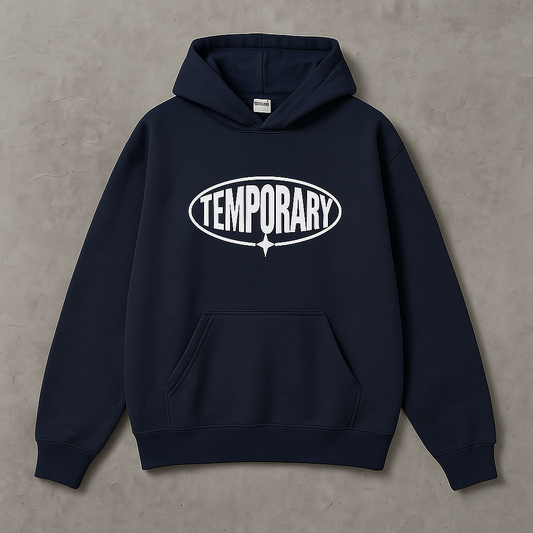 Navy blue oversized - Unisex Hoodie