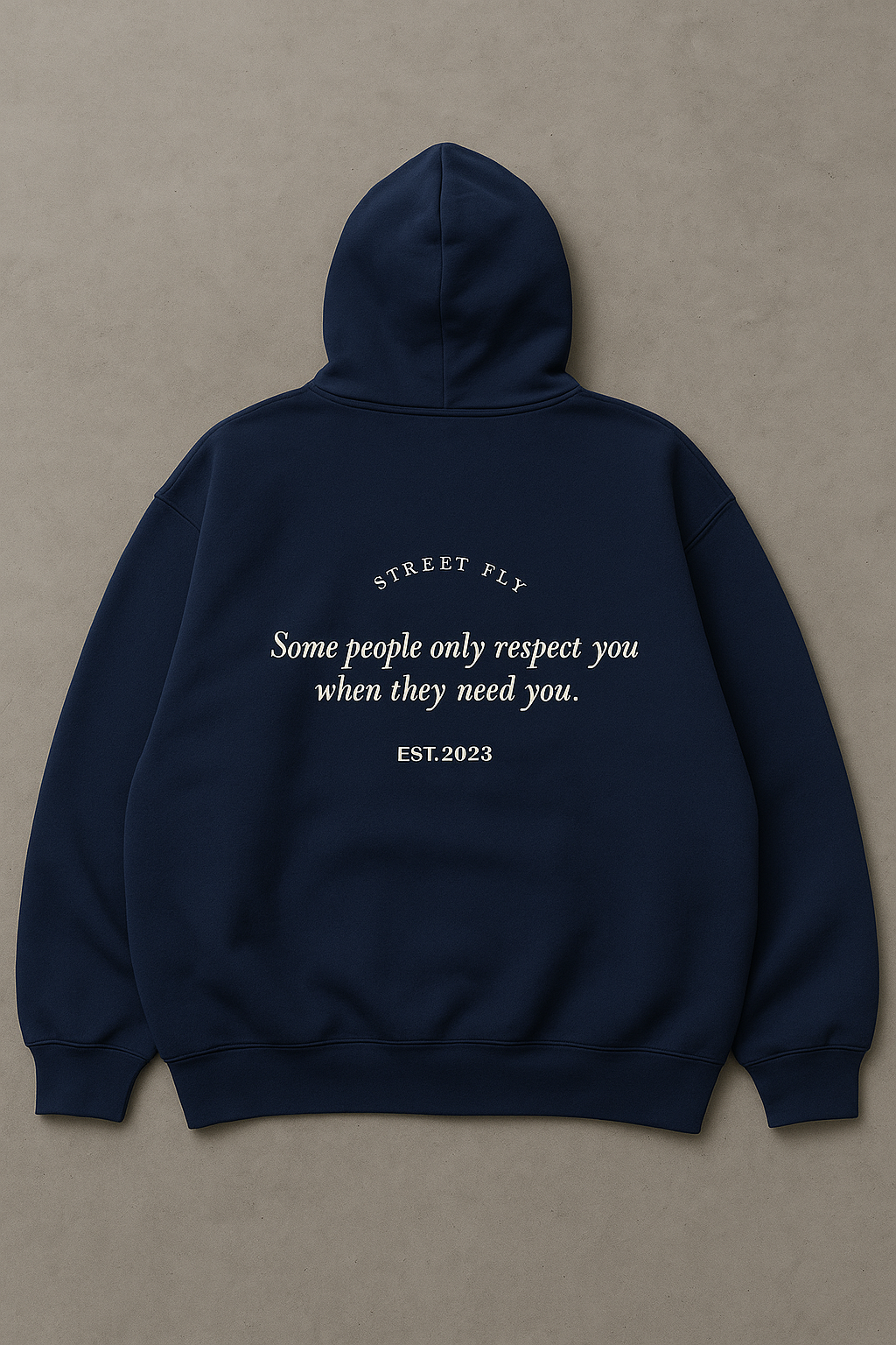 Navy blue oversized - Unisex Hoodie