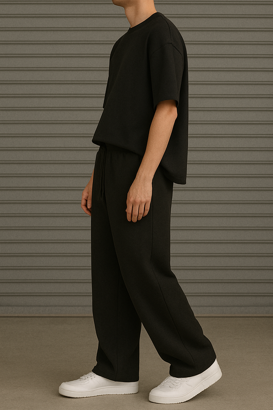 Unisex baggy trouser | Black