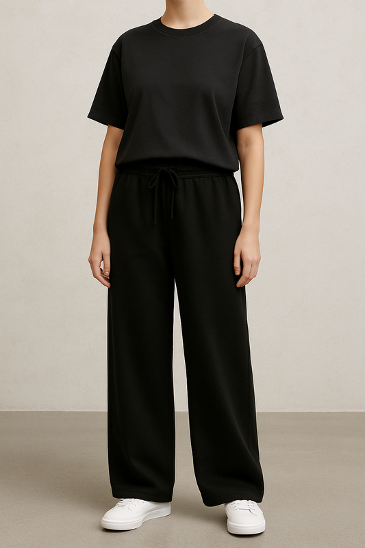 Unisex baggy trouser | Black