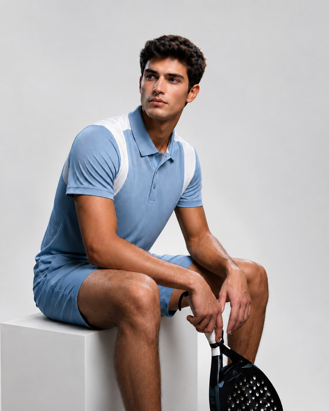Sky blue polo